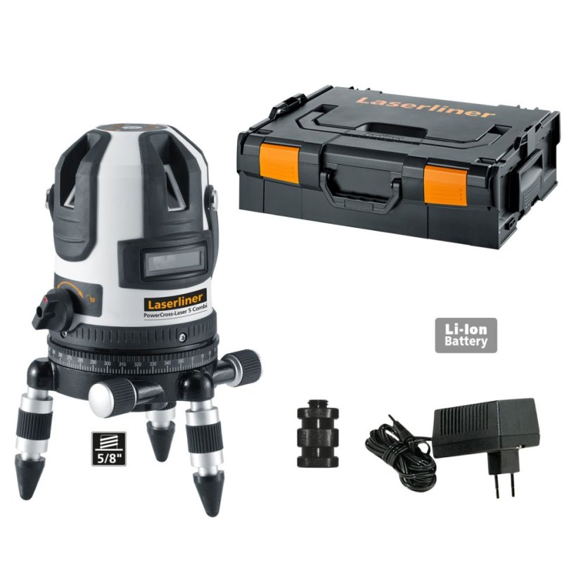 Krížový laser Laserliner PowerCross-Laser 5 Combi