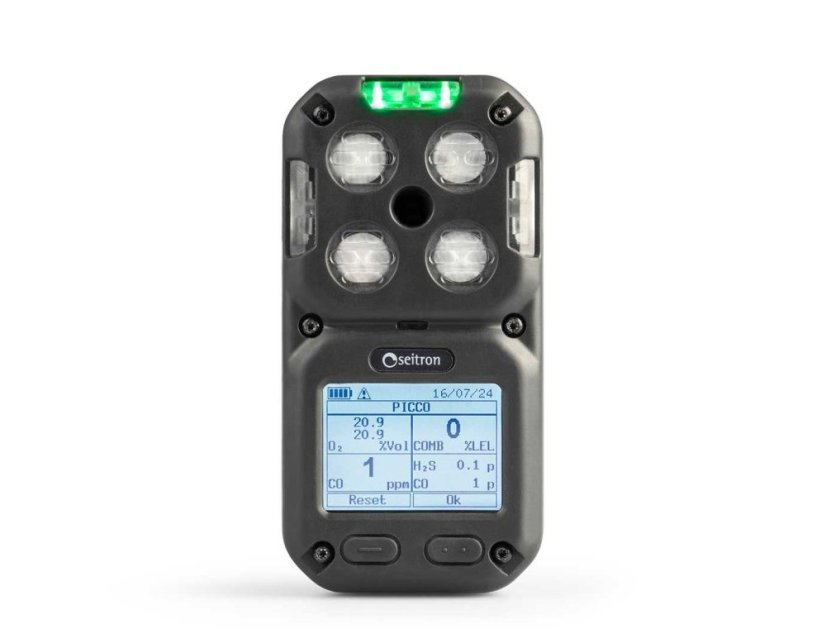 Viacplynový osobný detektor Seitron Be Safe MG - O2, CO, LEL