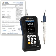 Laboratórny pH meter PCE-PH 228LAB-GEN-ICA s kalibračným certifikátom ISO