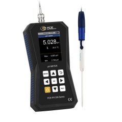 pH metr PCE-PH 228LIQ s tenkou vpichovou elektrodou Ø 4,3 mm