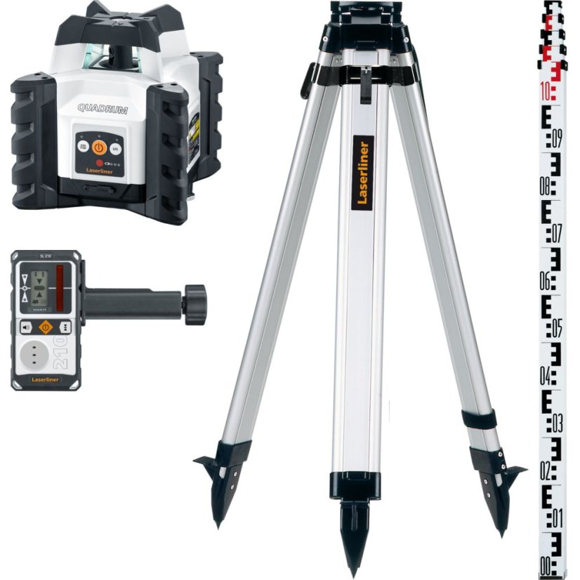 Rotační laser Laserliner Quadrum Compact 210S Set 165cm