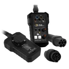Adaptér pro zkoušení nabíjecích stanic PCE-EVSE 310+, typ 2 + adaptér na typ 1
