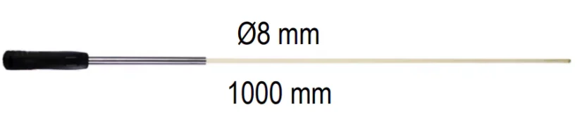 Teplotní sonda TCS - do vysoké teploty až +1400 ° C - SIS-1000-HT