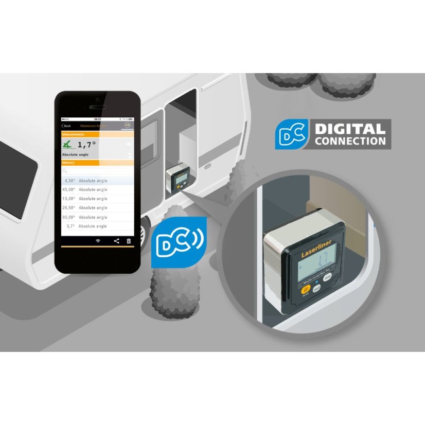 Digitální elektronická vodováha Laserliner MasterLevel Box Pro