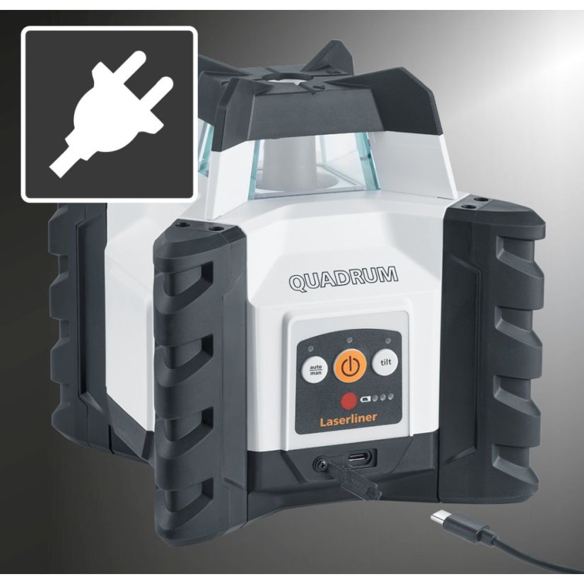 Rotační laser Laserliner Quadrum Compact 210S Set 165cm
