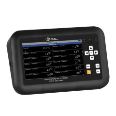 12kanálový teploměr PCE-T 1220 s dataloggerem a displejem 7"