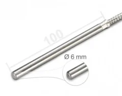 Snímač teploty s kabelem PT 100 KBPt100-B-100-6-2G