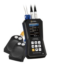 Prenosný ultrazvukový prietokomer a merač tepla PCE-TDS 200+ L – potrubie DN300 … DN6000