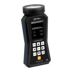 Stroboskop PCE-LES 108 s 8 výkonovými LED pre veľké stroje