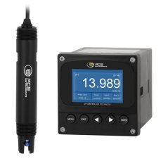 pH regulátor PCE-PHC 50 s výstupmi 4–20 mA, tromi relé, Modbus a dataloggerom