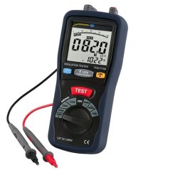 Tester izolácie PCE-IT100 do 4000 MΩ so štyrmi skúšobnými napätiami do 1 kV