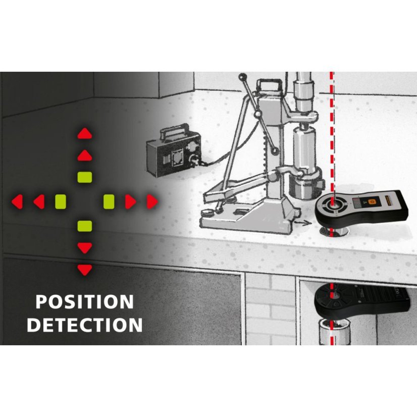 Profesionálný prístroj na vedenie vŕtania Laserliner CenterScanner Plus