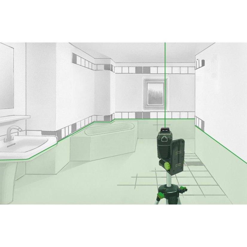 Krížový laser Laserliner PocketLine-Laser G360 Set 150 cm