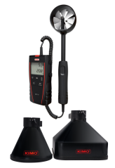 SADA - Digitální anemometr KIMO LV110 + trychtýř Si-K25 a Si-K85