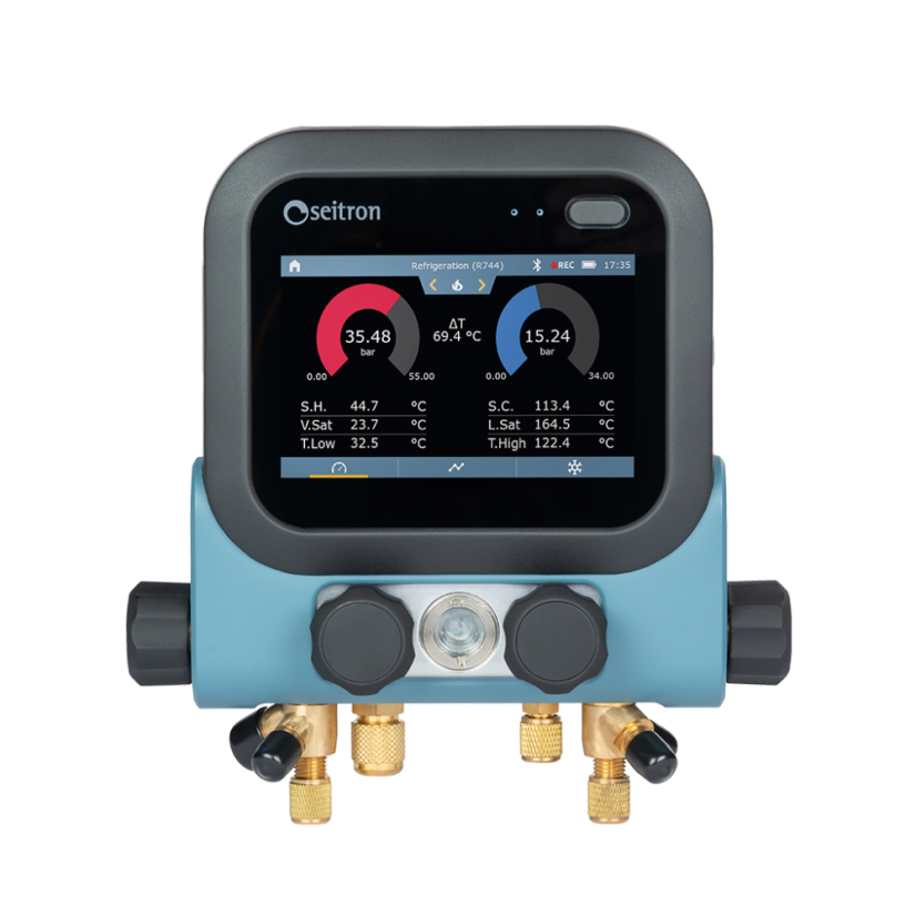 Digitálný manifold Seitron Be Cool Evo - Smart Kit Sada