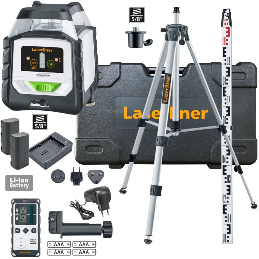 360° hybridní laser Laserliner Duraplane G360 Set 175cm