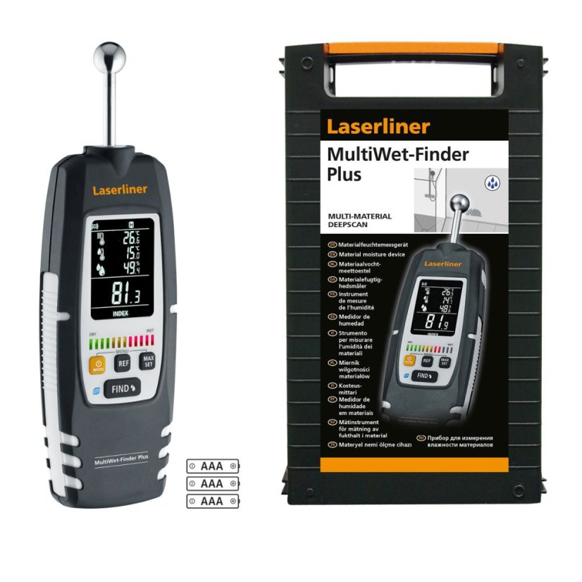 Přístroj na měření vlhkosti materiálu Laserliner MultiWet-Finder Plus