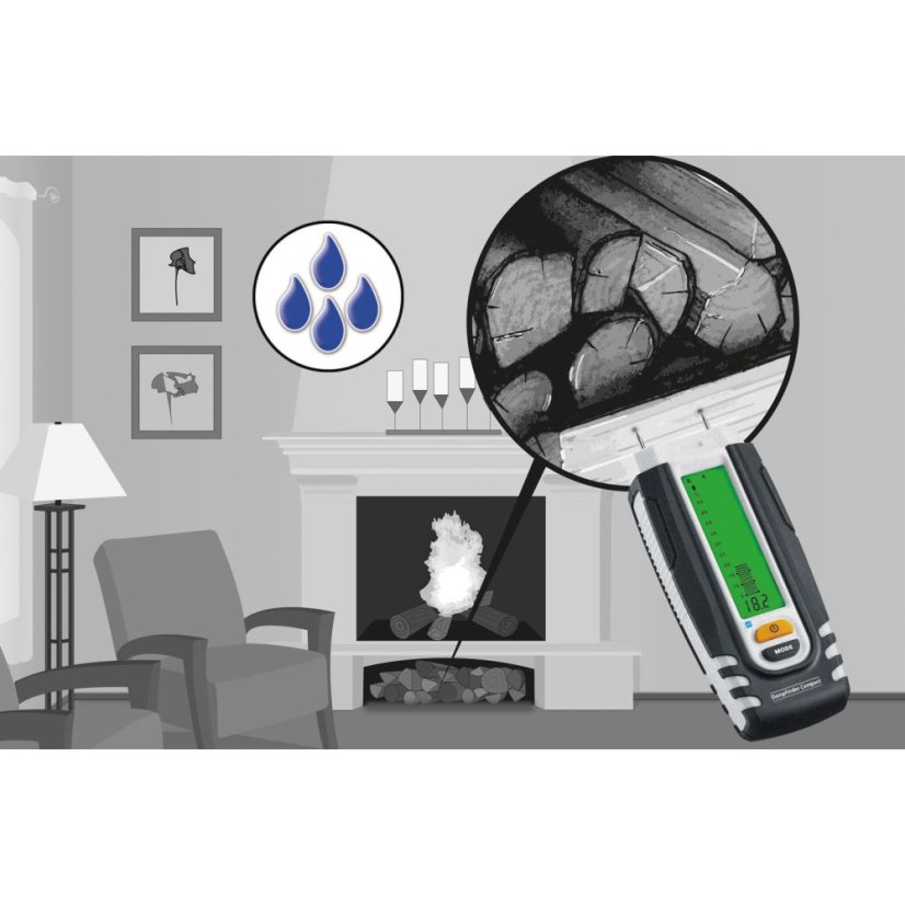 Prístroj na meranie vlhkosti materiálu Laserliner DampFinder Compact Plus
