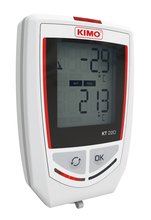 SET - záznamník tlaku vody a plynu - KIMO KT220 a KSPE-2