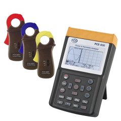 Trojfázový analyzátor siete PCE-830-1-ICA s kalibračným certifikátom ISO