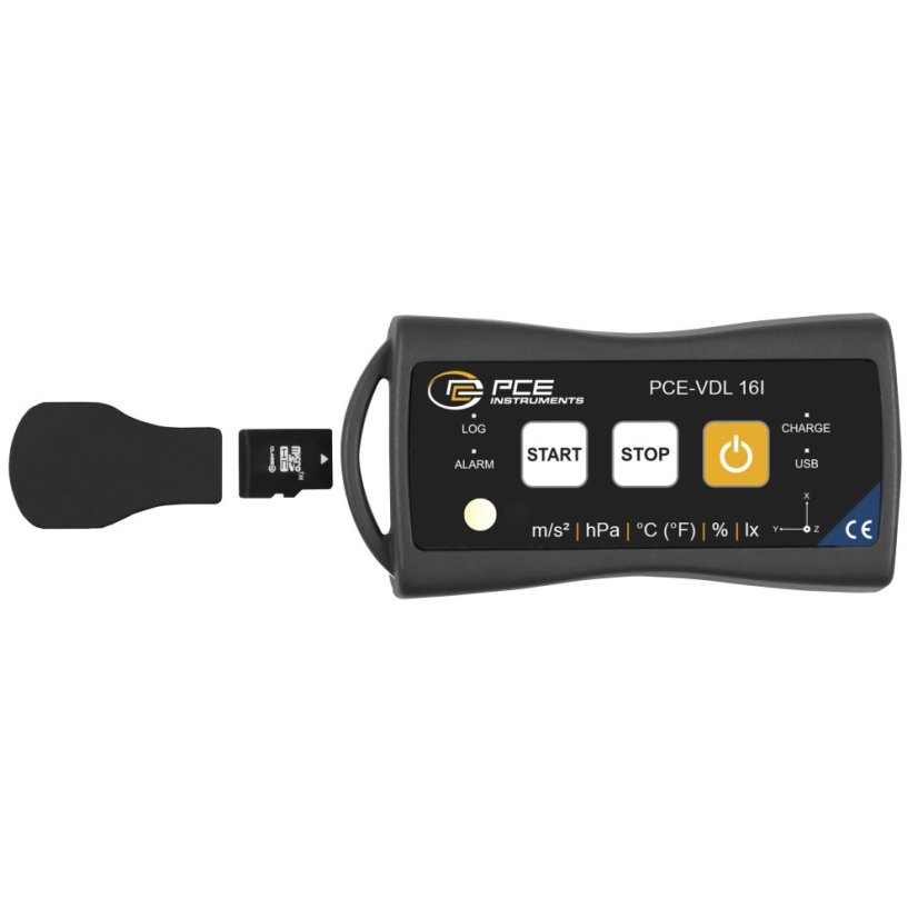 Datalogger na monitorovanie strojov PCE-VDL 16I