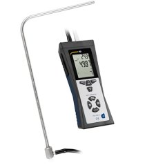Anemometr s Pitotovou trubicí PCE-HVAC 2 – tlak, rychlost a průtok vzduchu
