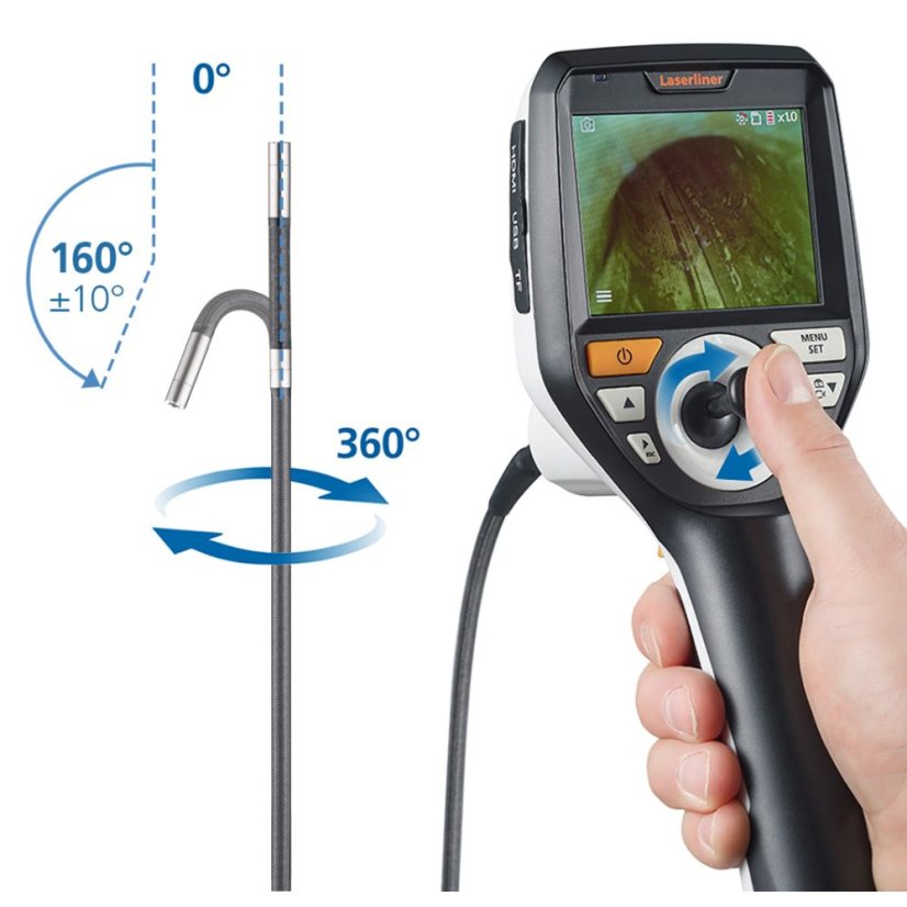 Profesionální inspekční kamera Laserliner VideoInspector 3D (6 mm; 1 m)