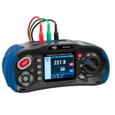 Instalační tester PCE-ITE 50 – izolace, smyčka, zemní odpor, RCD, IP65