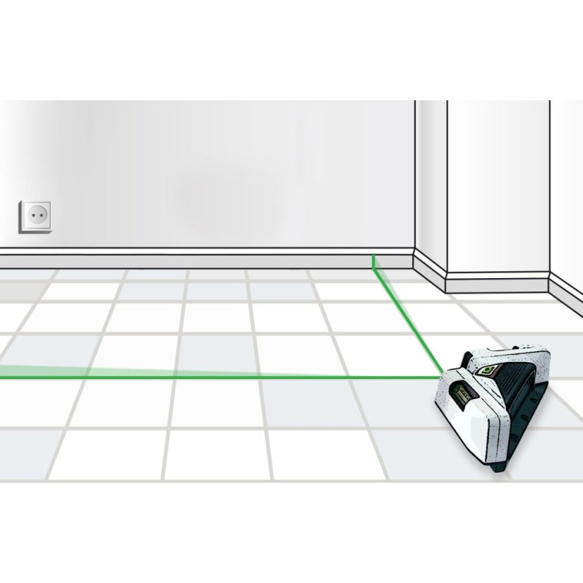 Čiarový laser Laserliner SuperSquare-Laser 2G - zelený laser