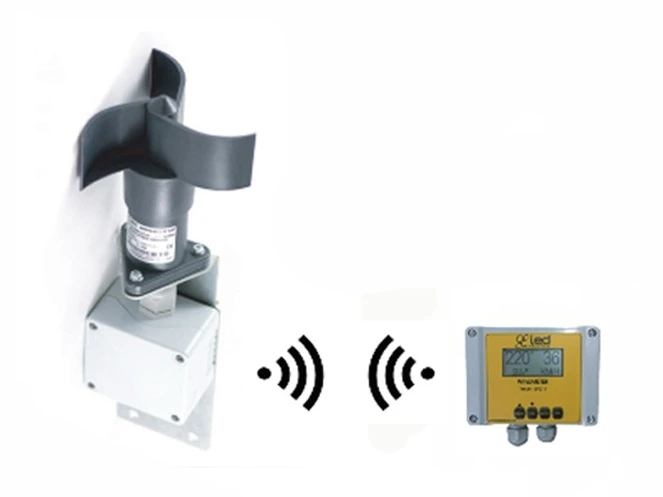 Anemometer rýchlosti a smeru vetra WM44-EVO s bezdrôtovou sondou