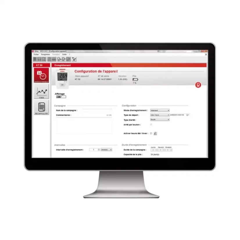 Software KILOG - pro dataloggery KIMO