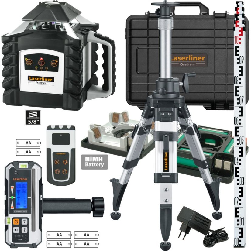 Rotační laser Laserliner Quadrum M 350 S Set 4