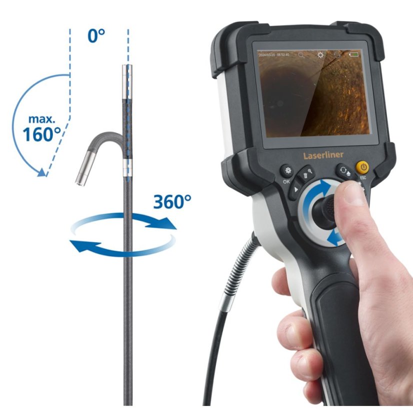 Profesionální inspekční kamera Laserliner VideoInspector 3DX (9 mm; 1 m)