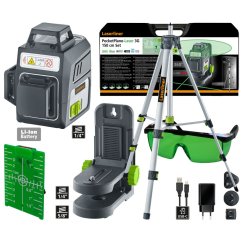 Trojrozměrný laser Laserliner PocketPlane-Laser 3G Set 150 cm