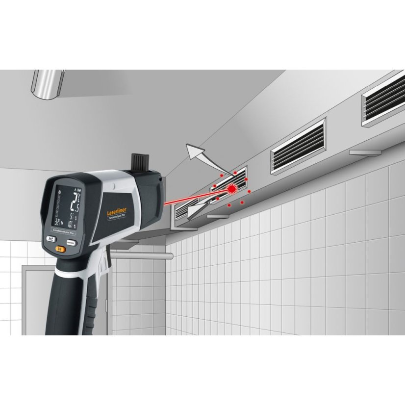 Prístroj na meranie klímy/vlhkosti/teploty Laserliner CondenseSpot Pro
