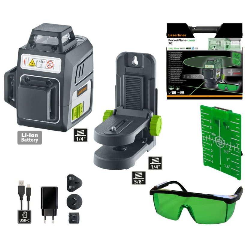 Trojrozměrný laser Laserliner PocketPlane-Laser 3G