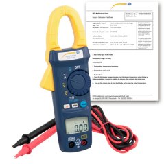 Kliešťový multimeter PCE-DC 41-ICA s kalibračným certifikátom ISO