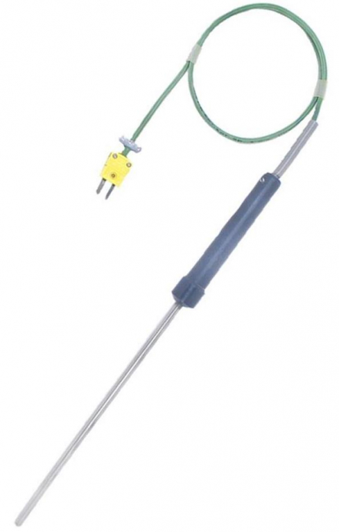 Snímač teploty s rukoväťou PTR-2 - termočlánok typu K - Model: Dĺžka sondy - 500 mm