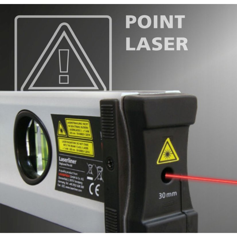 Laserliner DigiLevel Pro 100 - Digitální vodováha s laserem