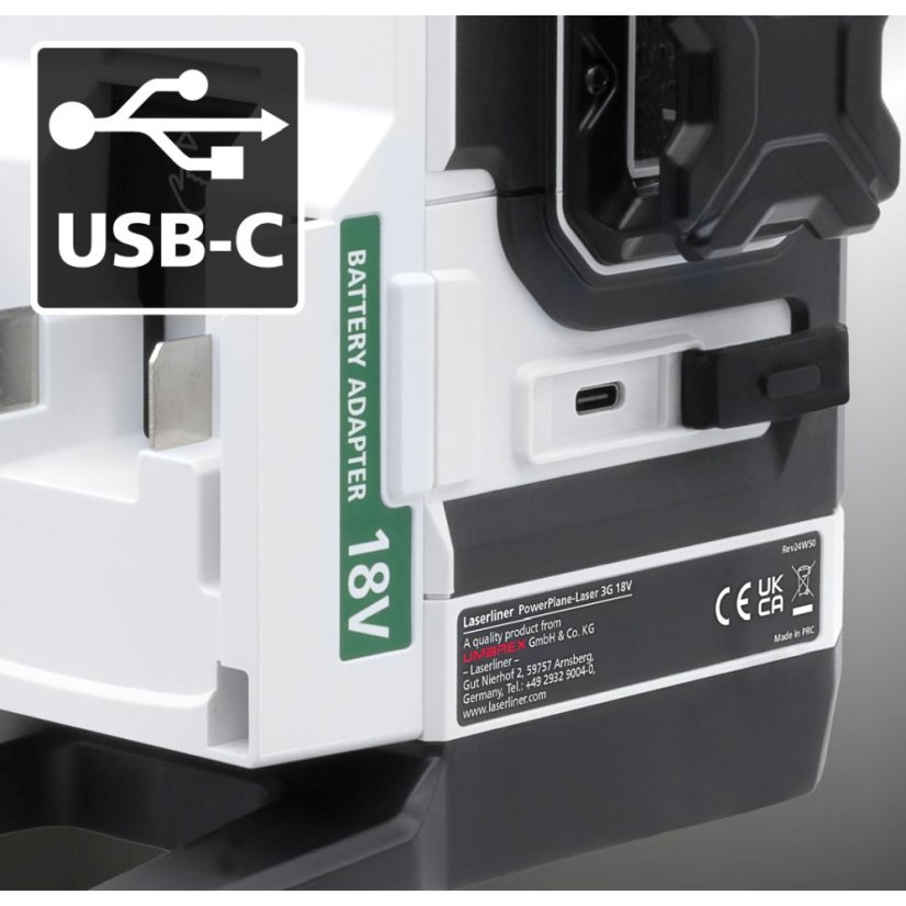 Trojrozměrný laser Laserliner Powerplane-Laser 3G Multi-18V