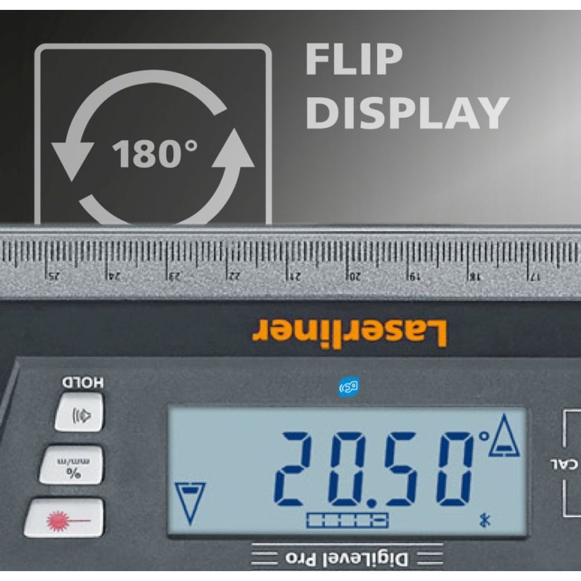 Laserliner DigiLevel Pro 100 - Digitální vodováha s laserem