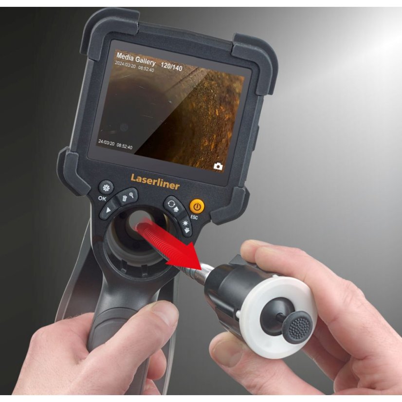 Profesionální inspekční kamera Laserliner VideoInspector 3DX (9 mm; 1 m)