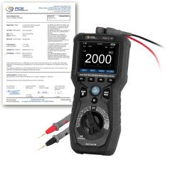 Tester izolácie a multimeter PCE-IT 110-ICA s kalibračným certifikátom ISO