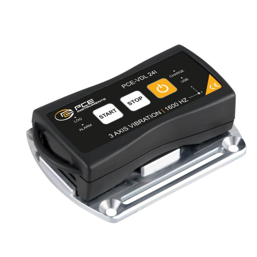 Datalogger zrýchlenia PCE-VDL 24I 3-osový