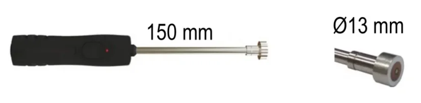 Teplotná sonda PT100 - kontaktná s plochým hrotom - SCP150