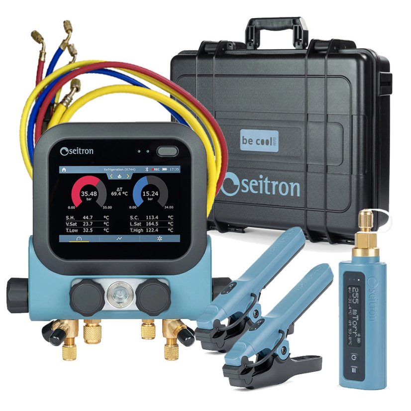 Digitálný manifold Seitron Be Cool Evo - Smart Kit Sada