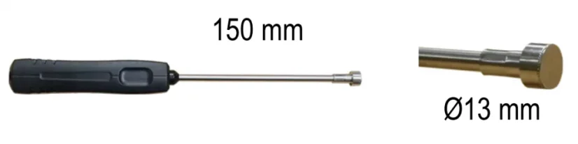 Teplotná sonda TcK - kontaktná s plochým hrotom - SCPK-150