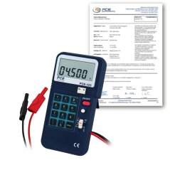 Multifunkčný procesný kalibrátor s ISO kalibračným certifikátom PCE-123-ICA