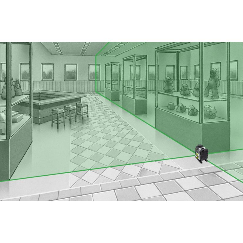 Trojrozměrný laser Laserliner Powerplane-Laser 3G Multi-18V