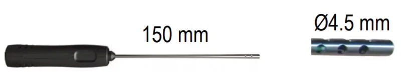 Teplotná sonda TcK - meranie teploty vzduchu - SAK 150